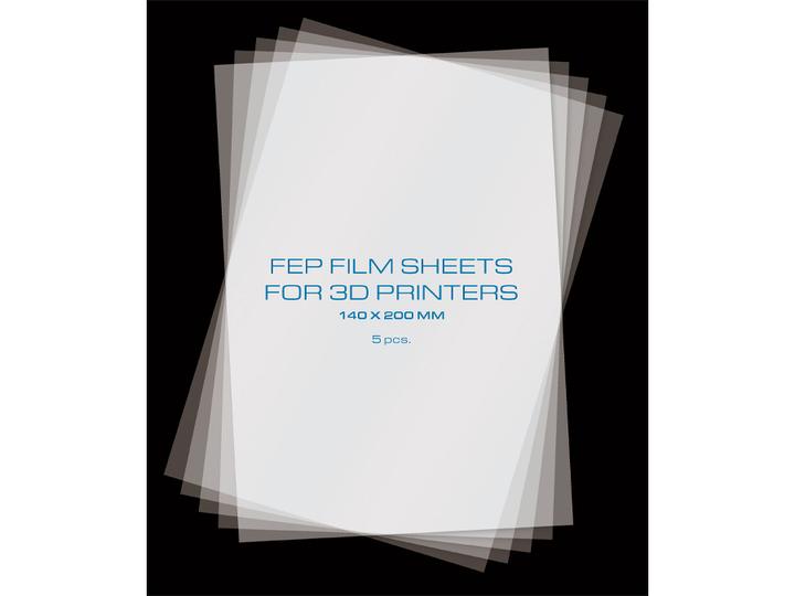 Produktbild Prima Creator PRIMACREATOR FEP-Folie Film Sheets 140mm x 200mm 5er Pack