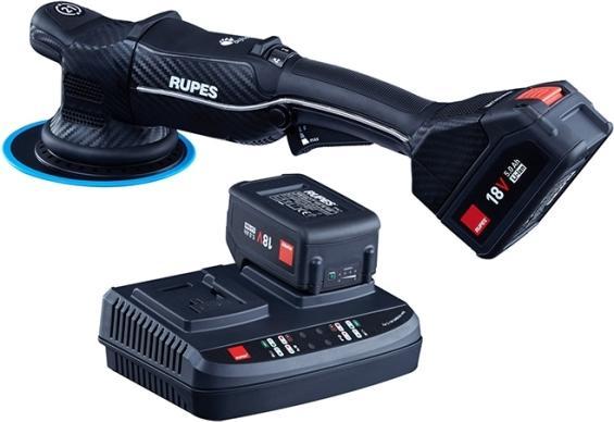 Actual product image Rupes HLR21/CB2/STD iBrid Bigfoot eccentric polisher 150mm 18V 5.0Ah li-ion (Eccentric polisher)