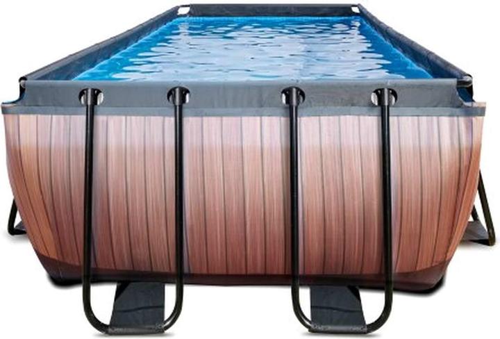 Produktbild Exit Rahmen-Pool eckig 540x250x122 cm mit Sandfilterpumpe (625 x 335 x 122 cm)