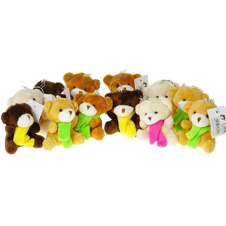 Adar, Portachiavi, Teddybär mit Anhänger 9cm MIX