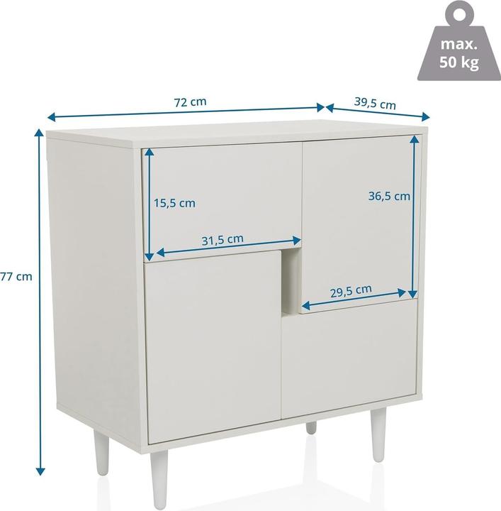 Produktbild hjh LIVING Lykkja (72 x 39.50 x 77 cm)