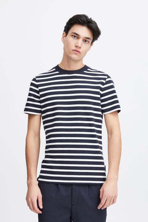 Produktbild Casual Friday CFThor structured striped tee 20505009 (3XL)