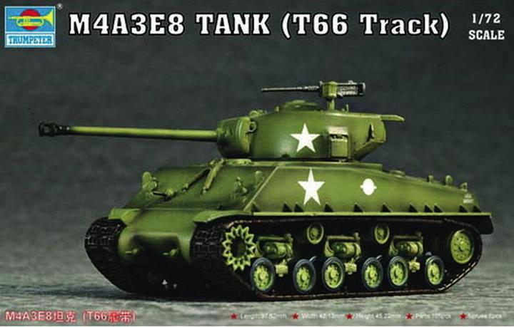 Produktbild Trumpeter M4A3E8 Tank (T66 Track)