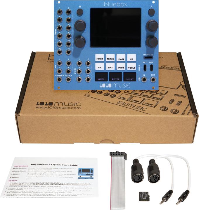 Actual product image 1010music bluebox Eurorack Edition (Studio- and Livemixer)