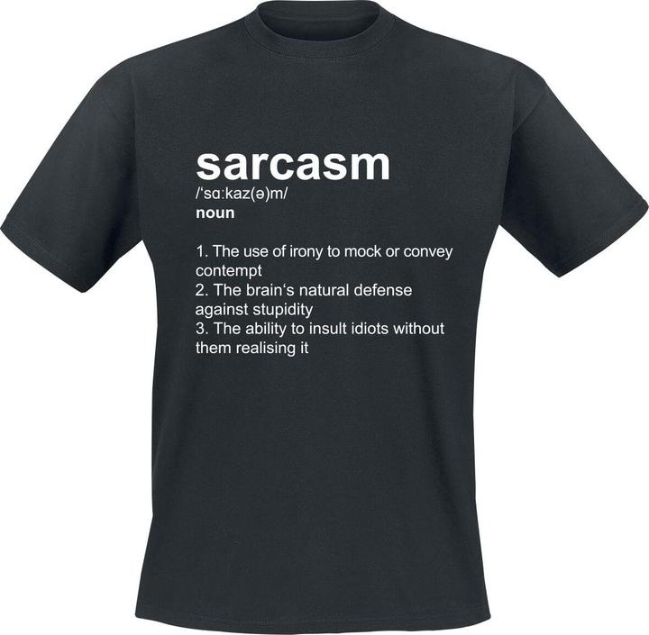 Produktbild Gaming-Sprüche Definition Sarcasm (4XL)