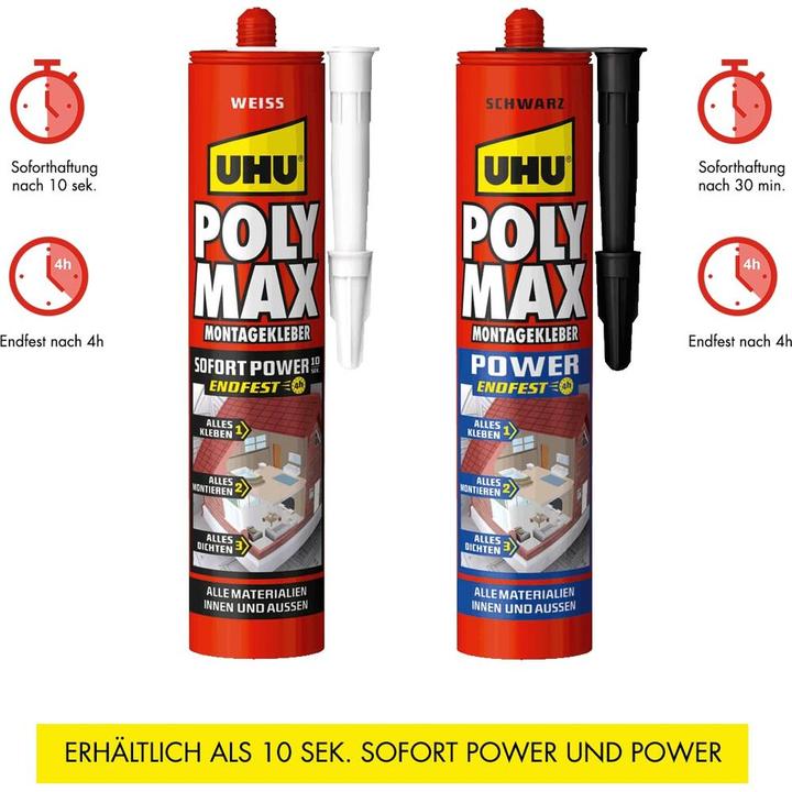 Productafbeelding UHU POLY MAX® POWER transparant (115 g, 115 ml)