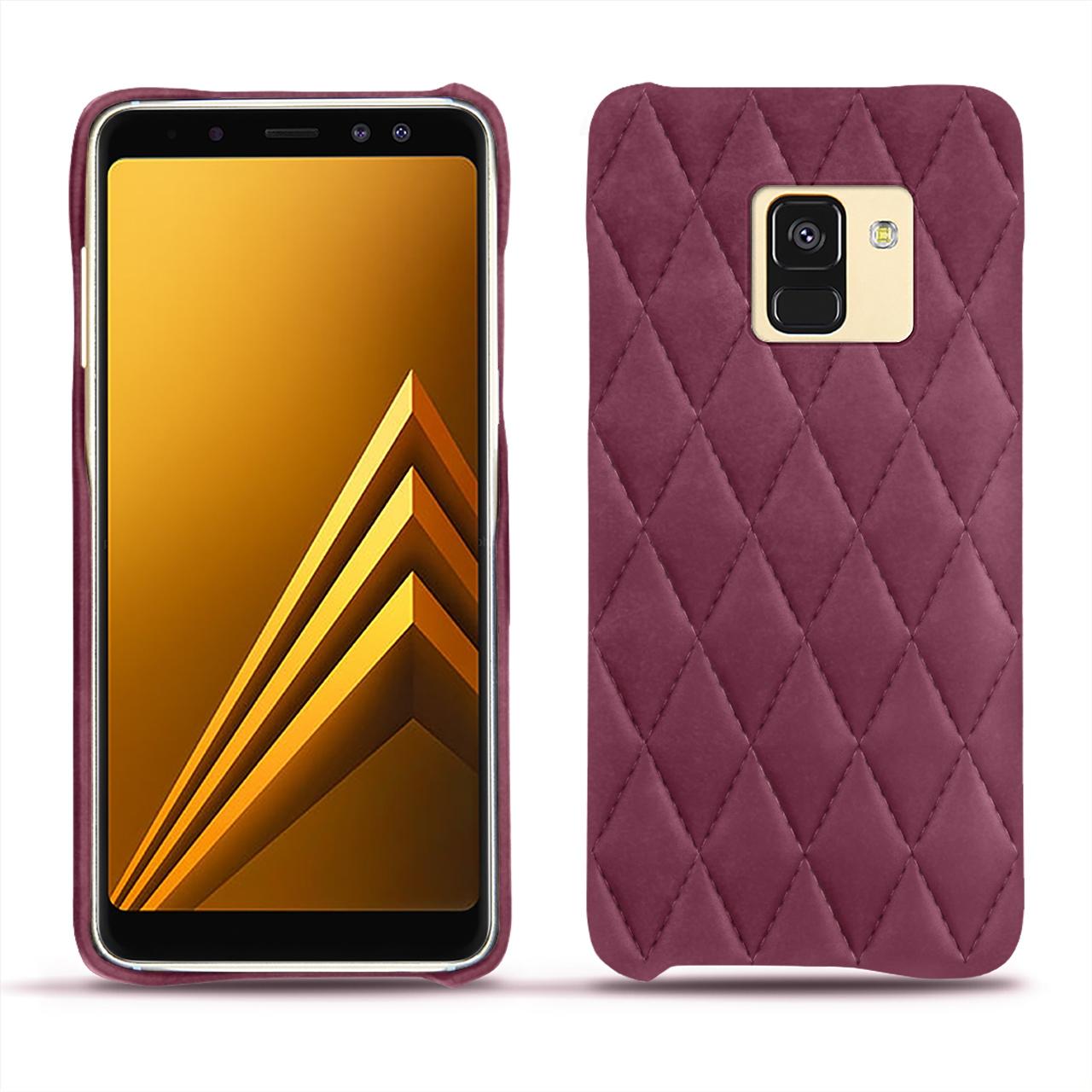 Noreve Lederschutzhülle (Samsung Galaxy A8 (2018)), Smartphone Hülle, Violett