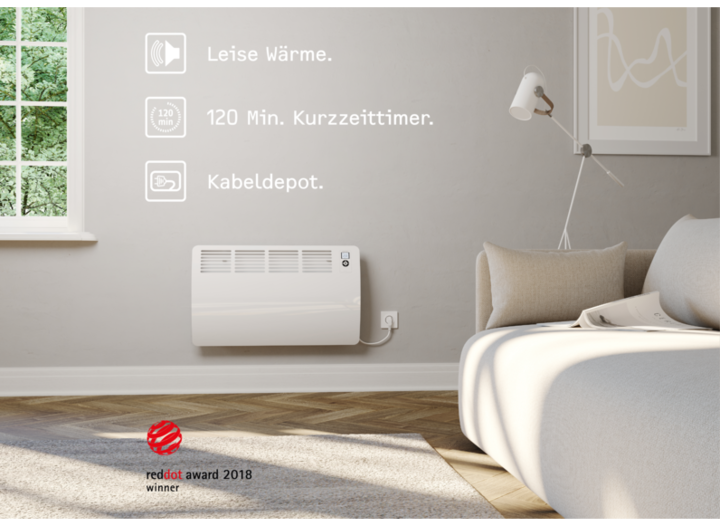 Produktbild Stiebel Eltron CON 5 Premium, 0,5 kW Wandkonvektor für ca. 6 m², VDE geprüft (500 W)