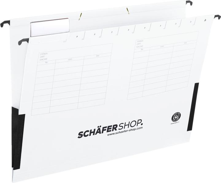 Produktbild Schäfer Shop Hängetaschen,für Formate bis DIN A4, Karton, 25 Stück (A4, 25 x)