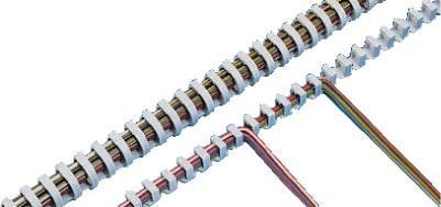 Produktbild HellermannTyton Flex. Kabelhalterung Heladuct Flex40SK (Kabeldurchlass, 50 cm)