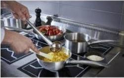 Actual product image de Buyer PRIM'APPETY frying pan Ø28cm, induction (28 cm, Frying pan, Stainless steel)
