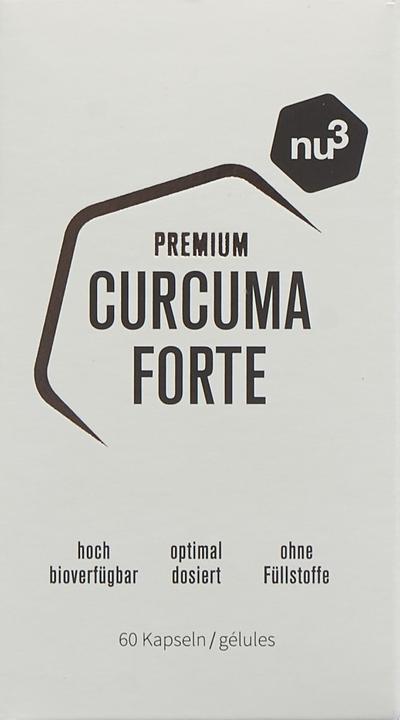 Actual product image nu3 Curcuma Forte (60 Piece, Capsules, 60 g)