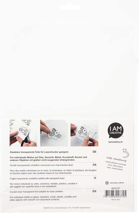 Produktbild I Am Creative Wasserschiebefolie