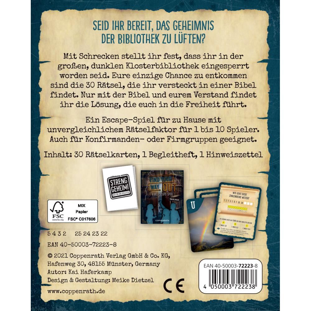 Thumbnail - Coppenrath Find your way out - Bibel-Escape-Spiel (Deutsch)