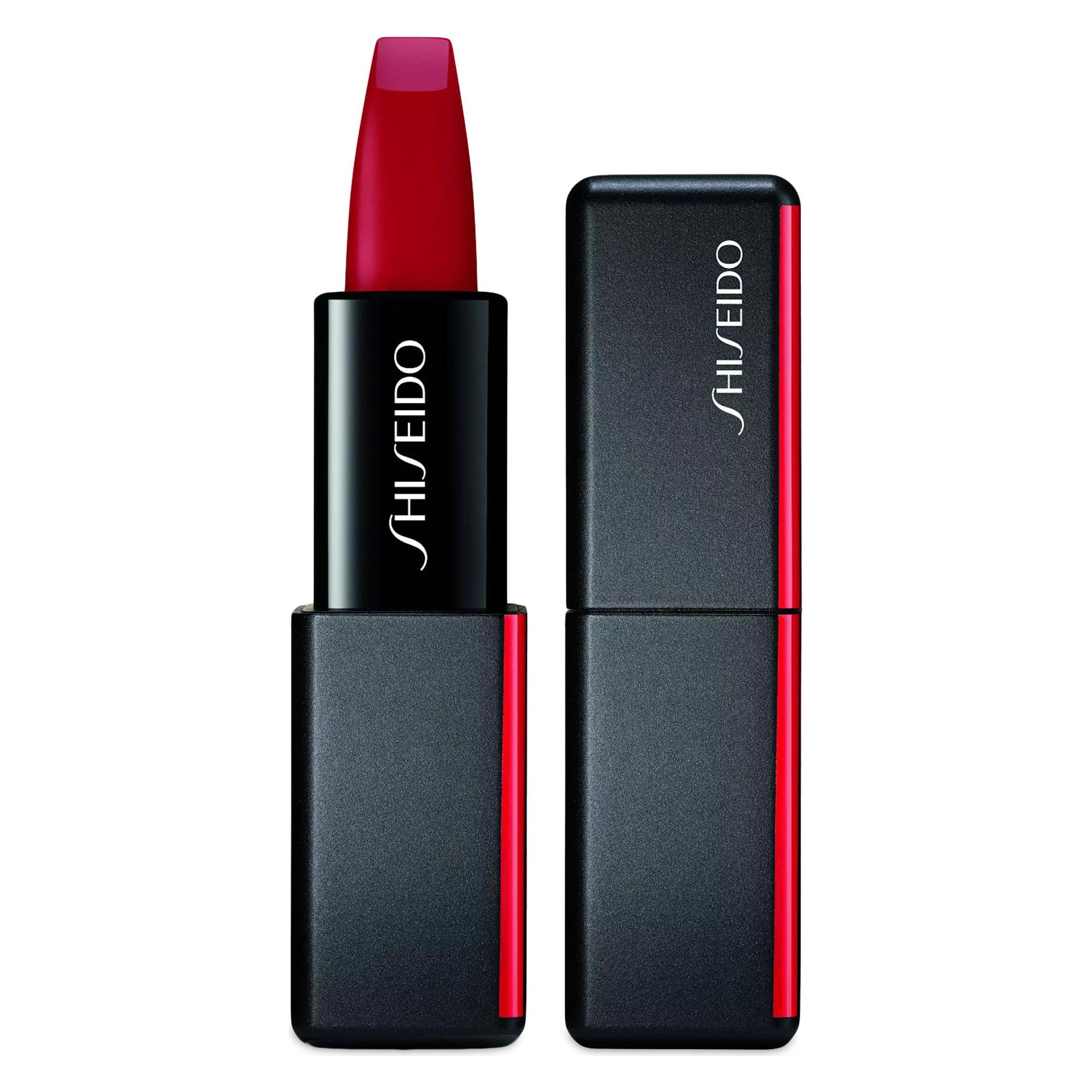 Shiseido, Lippenstift + Lipgloss, Moderne Matte Poeder Lipstick (513 Exotisch Rood)