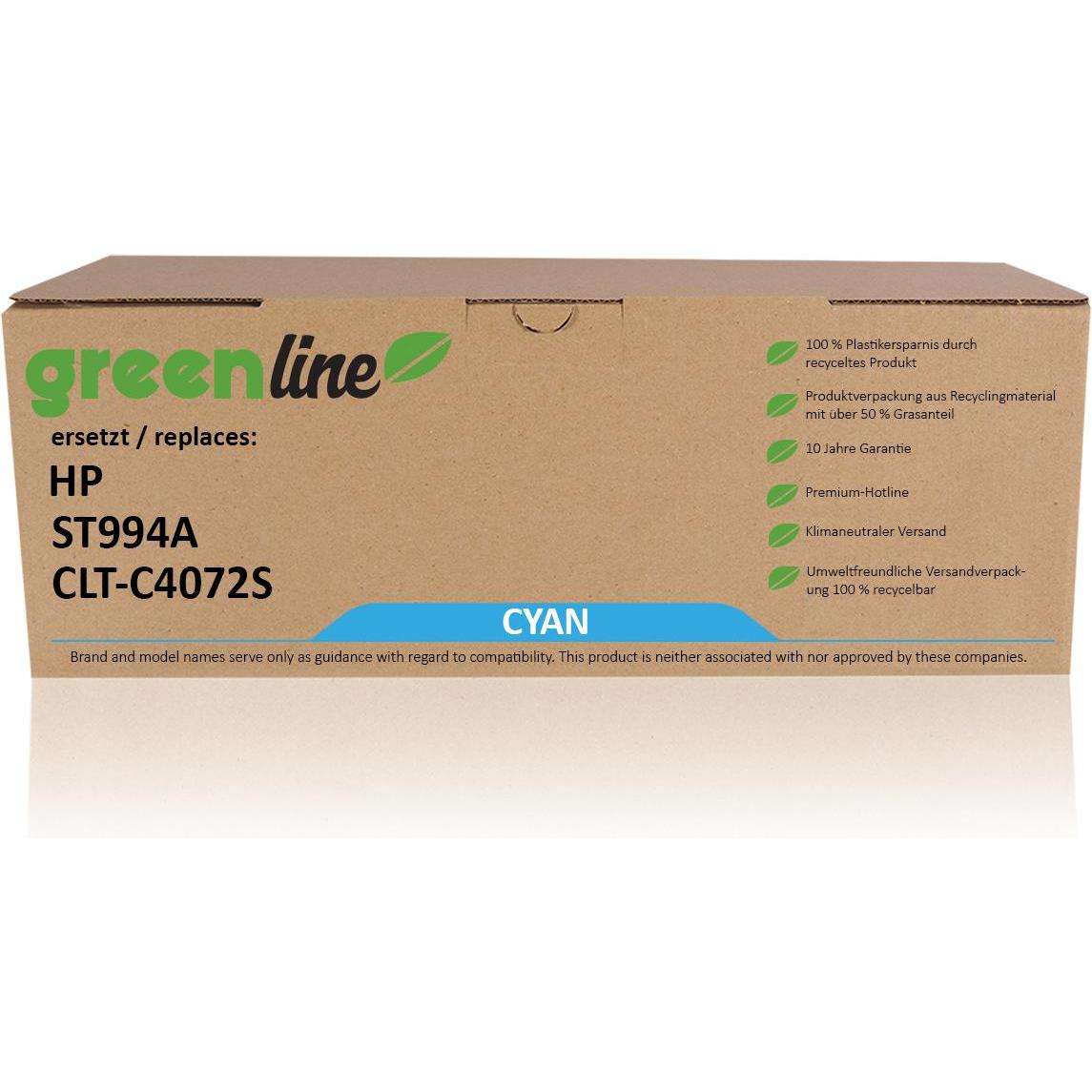 Inkadoo, Toner, Toner greenline ersetzt HP SU 472 A / CLT-Y4072S Toner