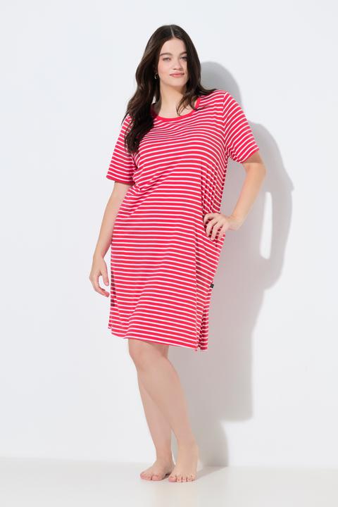Produktbild Ulla Popken Bigshirt, Ringel, Rundhals, Halbarm (54, 56)