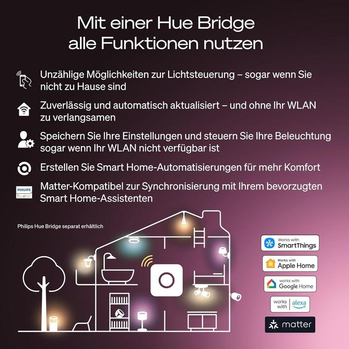 Immagine prodotto Philips Hue Hue A60 (E27, 810 lm, 2 x)