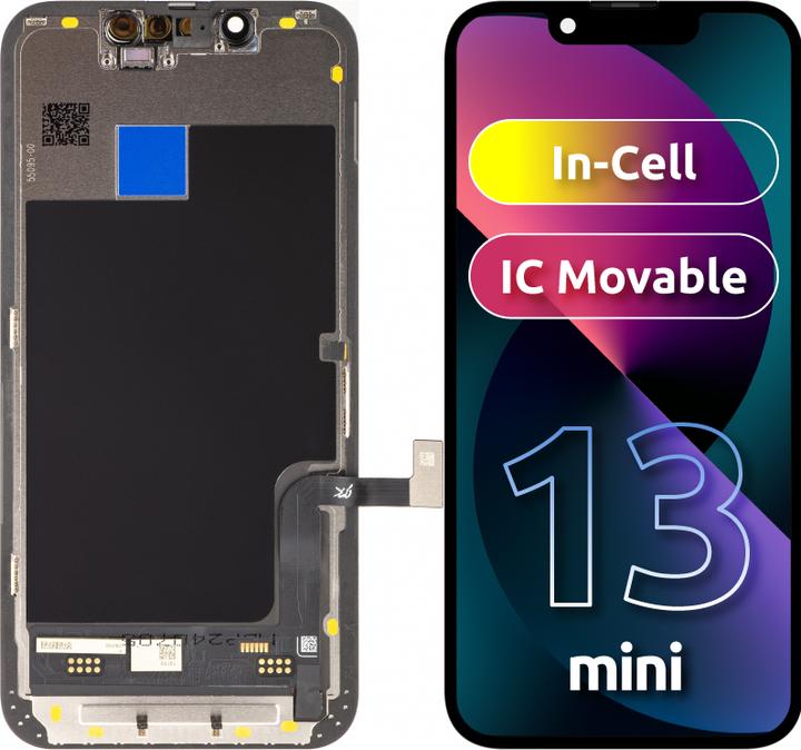 Produktbild JK Display Unit für iPhone 13 mini, In-Cell Version, Schwarz (Display, Apple iPhone 13 mini)