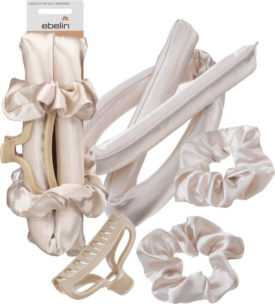 Produktbild dm ebelin Lockenstyler - Set bestehend aus einem Stylingtool, zwei Haargummis und einer Haarklammer (Accessoires, Schmuck)