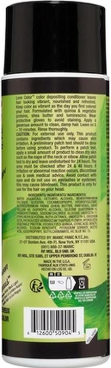 Actual product image Manic Panic Love Color Colour Depositing Conditioner Green Venus