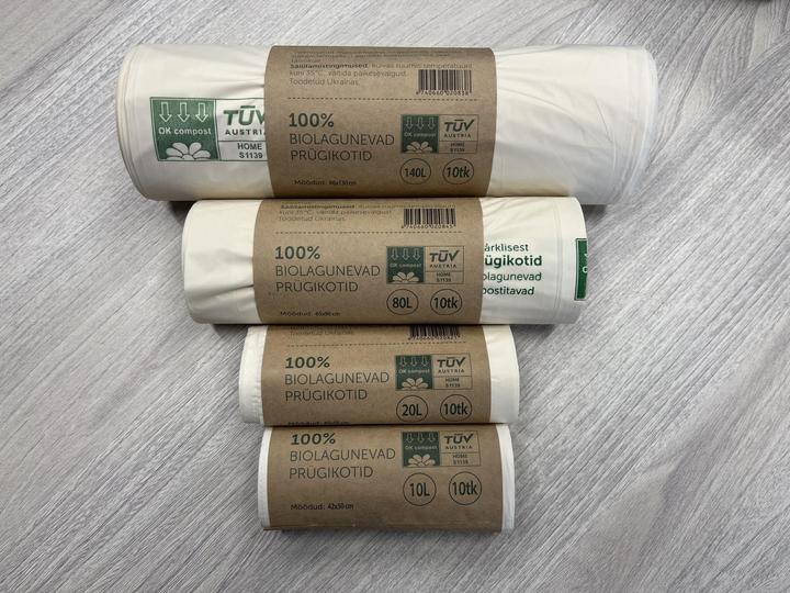 Actual product image Okko GARBAGE BAGS 10L 60L 60X70CM 10PCS (10 x, 60 l)