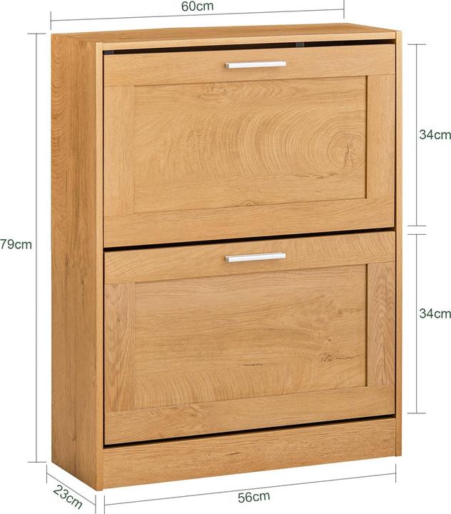 Immagine prodotto SoBuy Ribaltina per scarpe (60 x 79 x 23 cm)