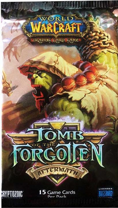 Actual product image World of Warcraft TCG Tomb of the Forgotten Aftermath Booster Pack (English, Booster display)