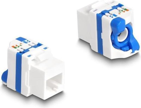 Produktbild Delock Keystone Modul RJ45 Buchse zu LSA Cat.6A werkzeugfre (Keystone Modul)