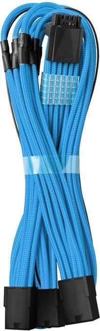 CableMod PRO ModMesh 12VHPWR auf 3x PCI-e Kabel - 45cm, hellblau (45 cm)