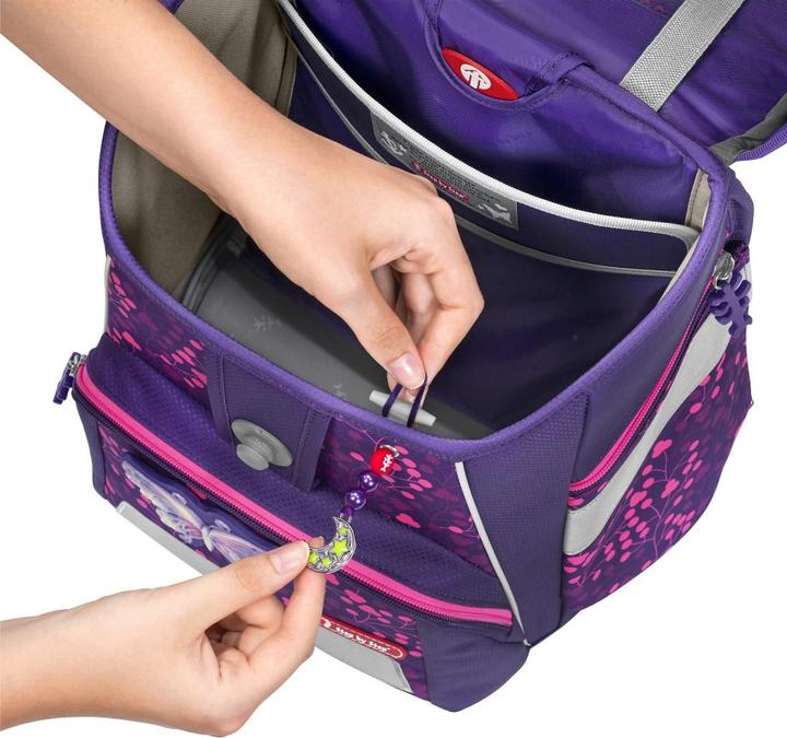 Produktbild Step by Step Ranzen-Set SPACE Shine "Butterfly Night", 5-teilig (20 l)