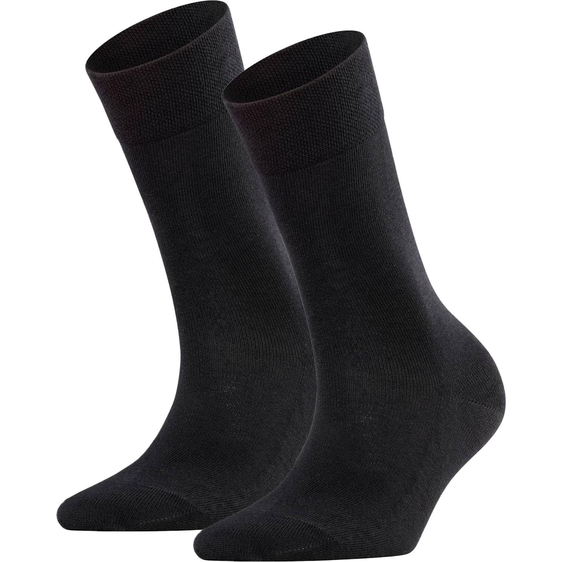 Falke, Damen, Socken, Sensitive London SO, Schwarz, (2er Pack, 39 - 42)