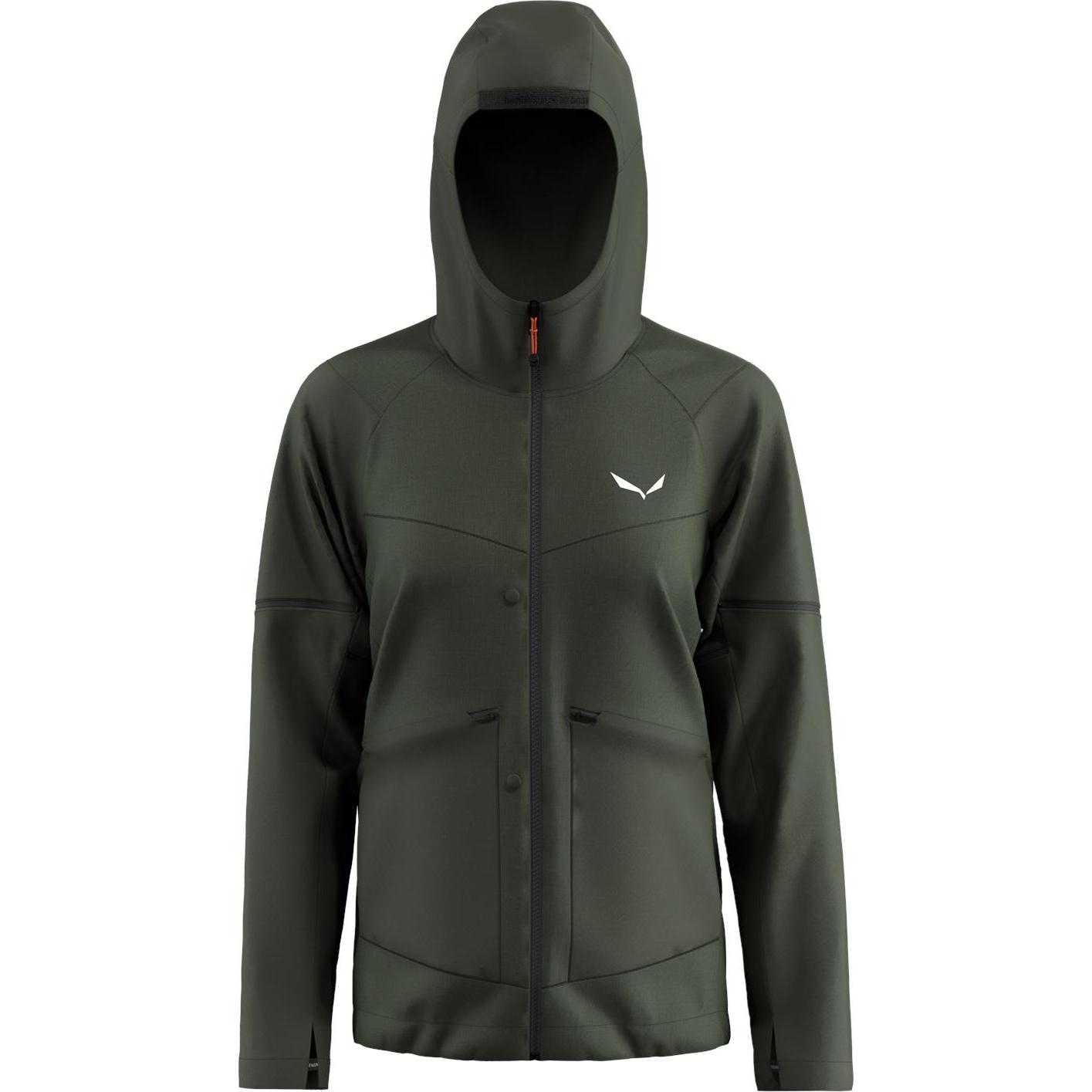 Salewa, Damen, Jacke, Puez Hemp Durastretch Hybrid 2 in 1 Jacke Da (46), Grün, 46