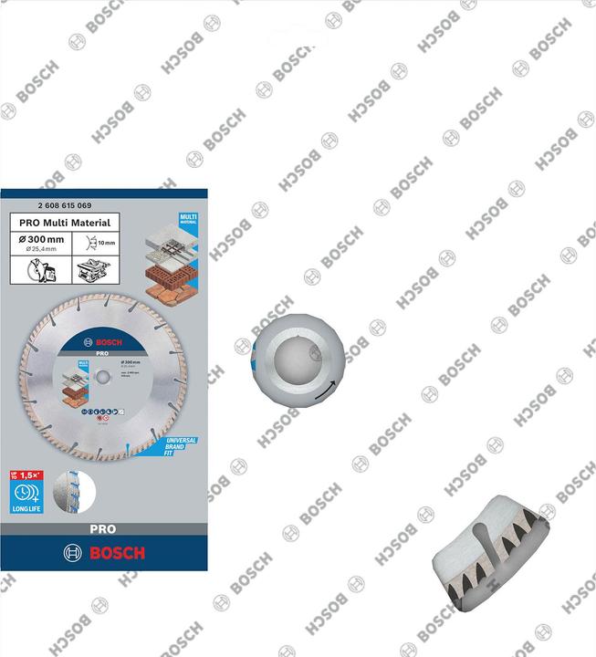 Produktbild Bosch Professional Zubehör PRO Multi Material Diamanttrennscheibe, 300 x 25,4 mm