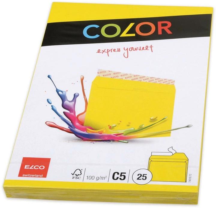 Produktbild Elco Couvert Color, ohne Fenster (C5, 25 x)