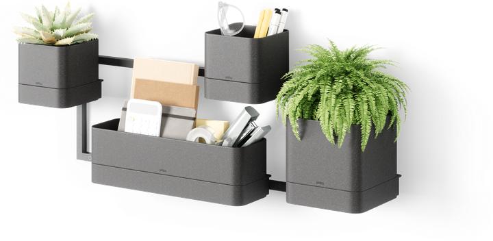 Actual product image Umbra Cubiko planter 41 x 21 x 23 cm (41.90 x 20.70 x 23 cm)
