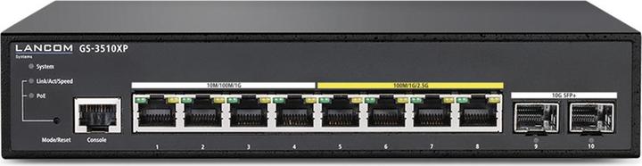 Actual product image Lancom Systems 4x RJ-45,. RJ-45, SFP+, PoE VLAN (10 ports)