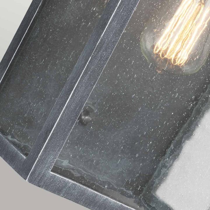 Actual product image Elstead Lighting Hodges outdoor wall light E27 41cm ash black IP44 anti-seawater (E27, IP44)