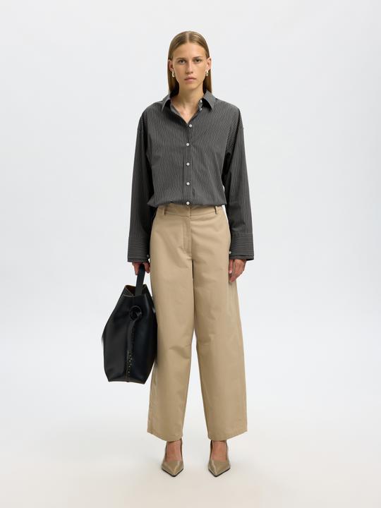 Produktbild Selected Oversized Baumwoll Streifenshirt (34)