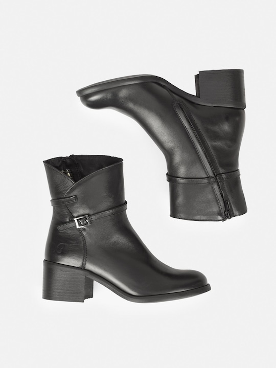 Actual product image Felmini MIRA D947 Elegant black boot with a low heel, made from soft leather. This sti (36)