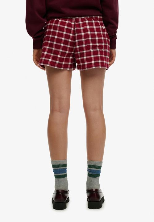 Produktbild Superdry Karierte Baumwollshorts mit Elastikbund (L)
