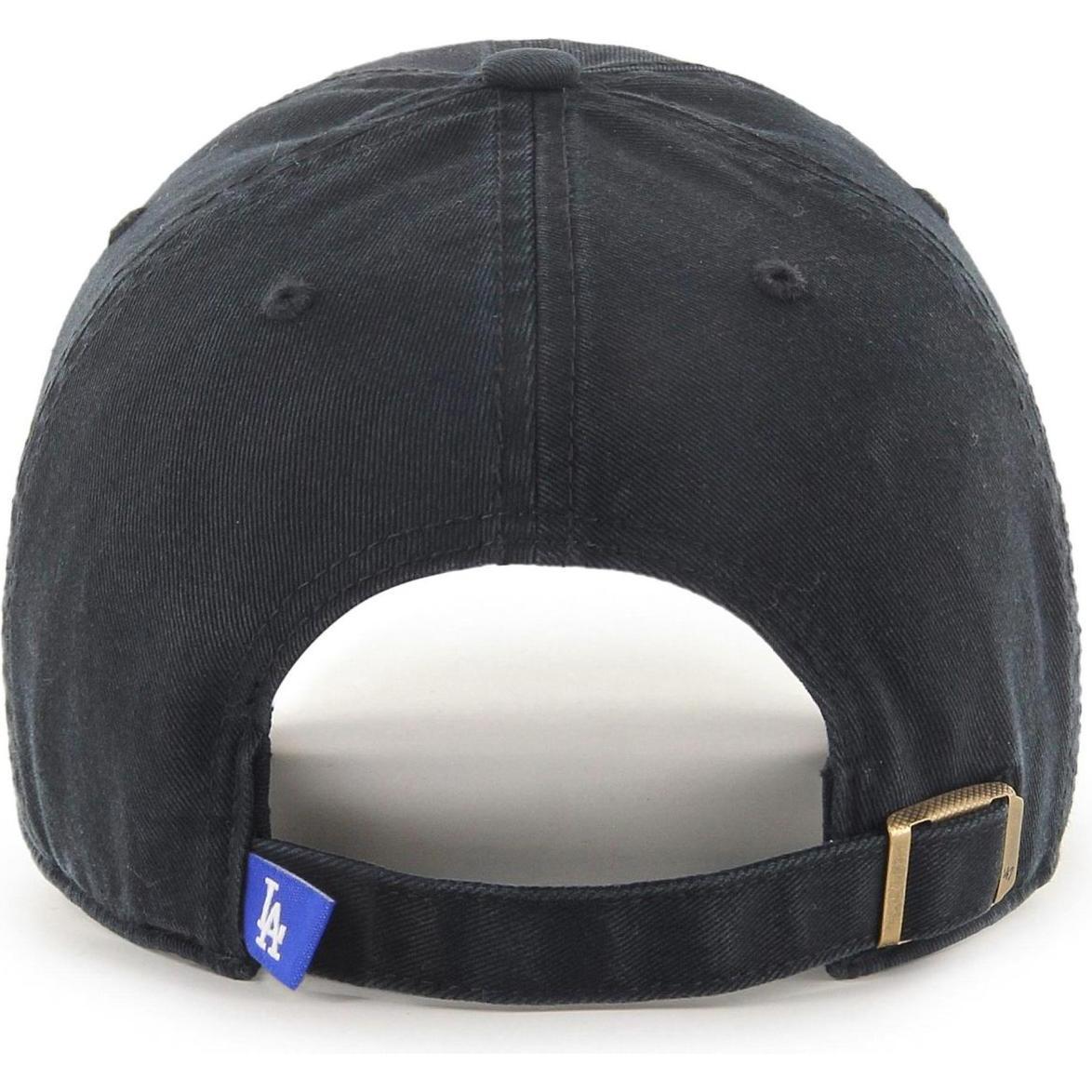 Thumbnail - 47 Brand, Herren, Cap, Relaxed Fit Clean Up Los Angeles Dodgers, Schwarz, (One Size)