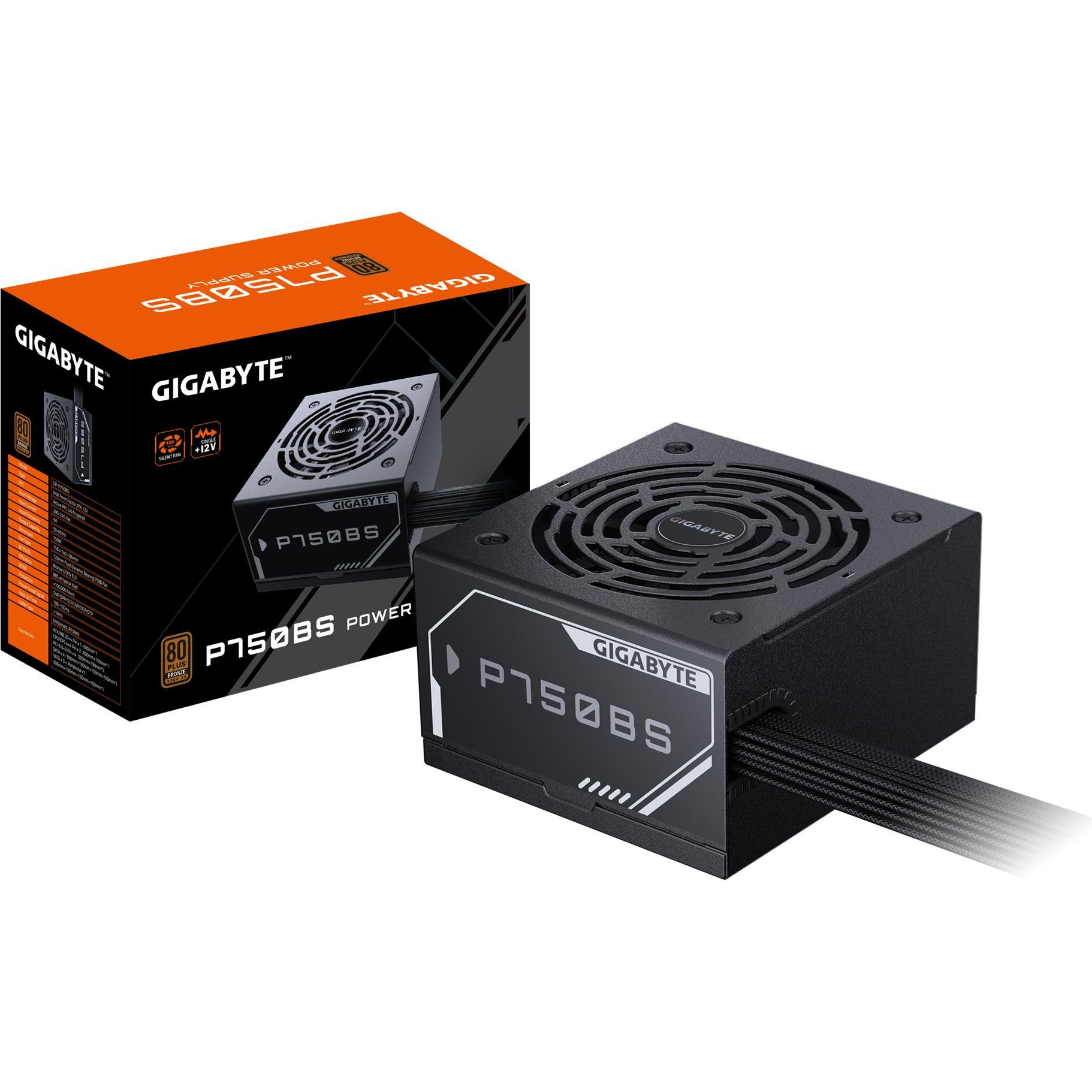 Thumbnail - Gigabyte Netzteil P750BS 750Watt (750 W), PC Netzteil, Schwarz