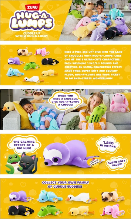 Produktbild Zuru Hug-A-Lumps 14901H Stofftier (20 cm)