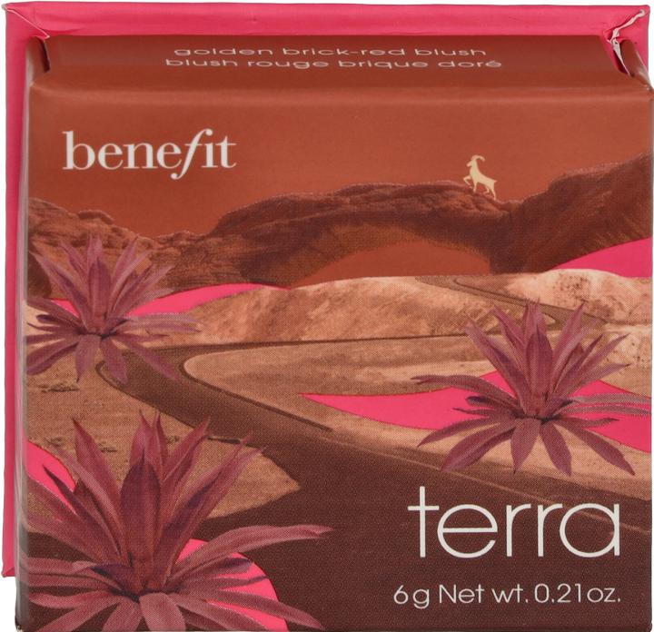 Actual product image BeneFit Cosmetics BENEFIT Wanderful World Blushes Terra Powder Blusher róż w pudrze Golden Brick-Red 6g (Golden Brick-Red)