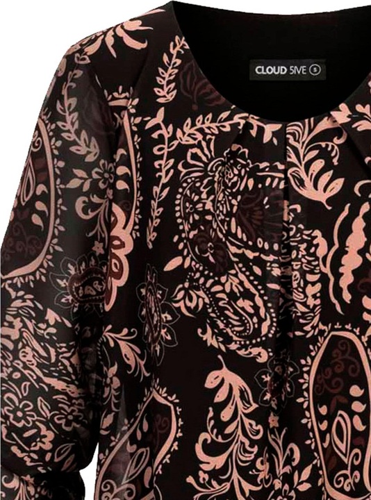 Immagine prodotto Cloud 5ive Cloud5ive camicetta da donna in chiffon con stampa di ornamenti - 131273 (S)