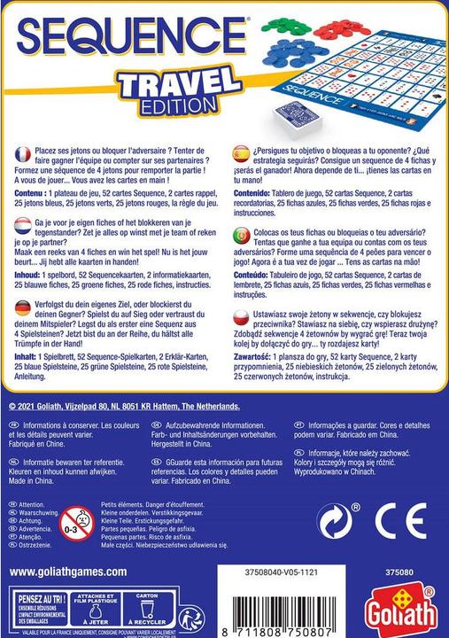 Actual product image Goliath Toys Sequence trip (English)