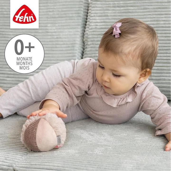 Actual product image Fehn Rasselball Flamingo, Material: Plüsch, Alter ab: Monate