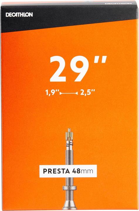 Decathlon Velo tube 29 inch Presta valve 48 mm (Presta (SV), 29", 48 mm)