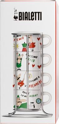 Image du produit Bialetti Set 4 Cups Cappuccio Stackable (265 ml, 4 x)